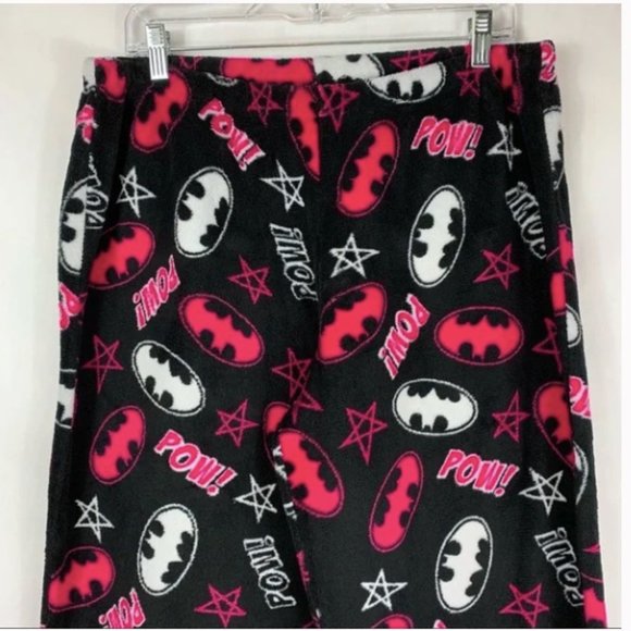 size L, bat girl fleece novelty pajama pants, new condition - Picture 2 of 7